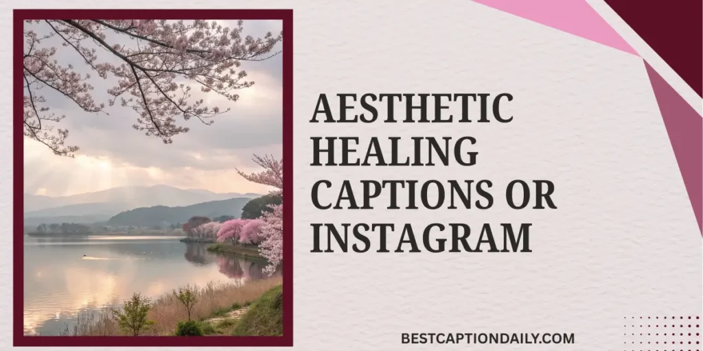Aesthetic Healing Captions Or Instagram
