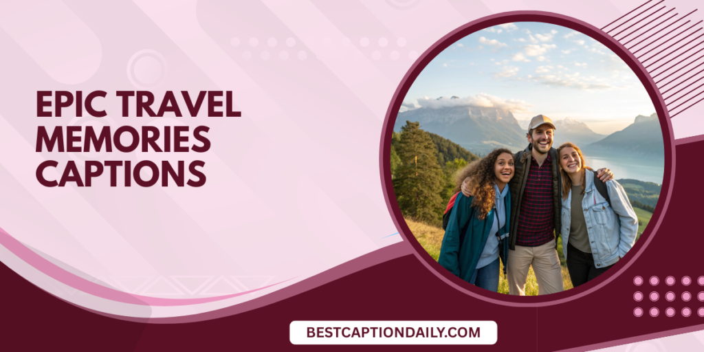 Epic Travel Memories Captions