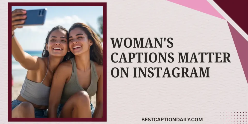 Woman's Captions Matter On Instagram
