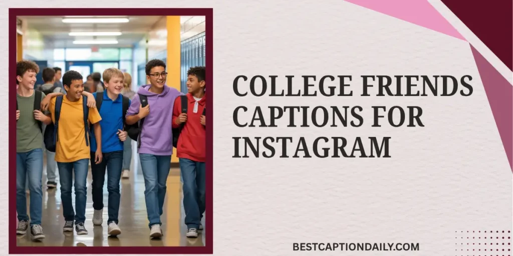 College Friends Captions For Instagram