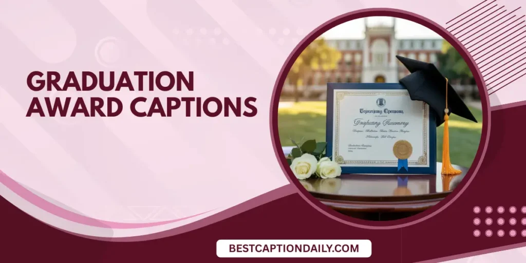 Graduation Award Captions