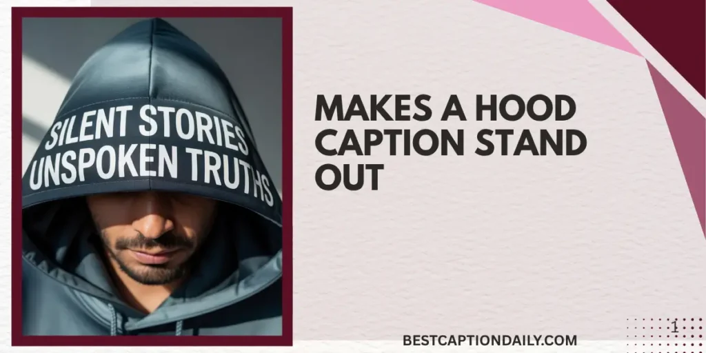 Makes A Hood Caption Stand Out