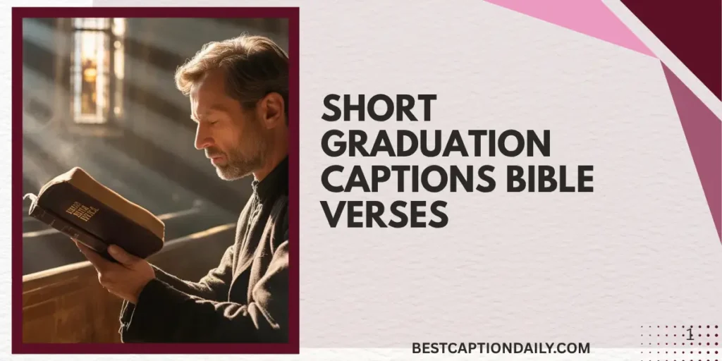 Short Graduation Captions Bible Verses