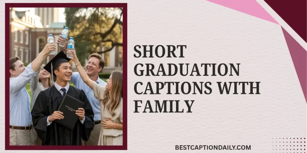 Short Graduation Captions With Family