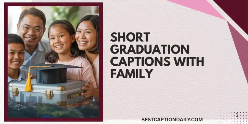 Short Graduation Captions With Family