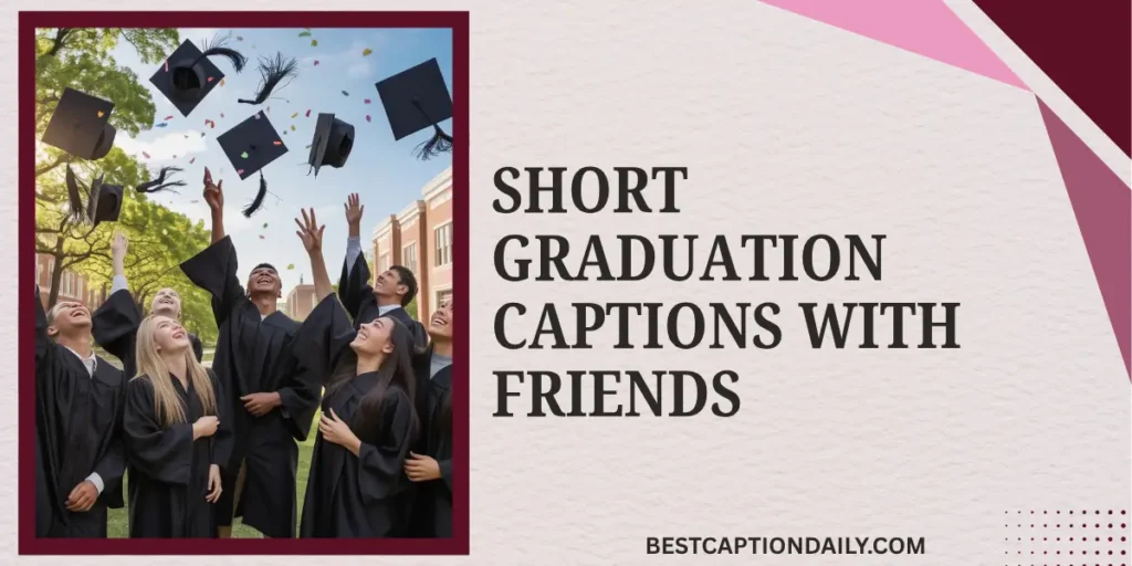 Short Graduation Captions With Friends