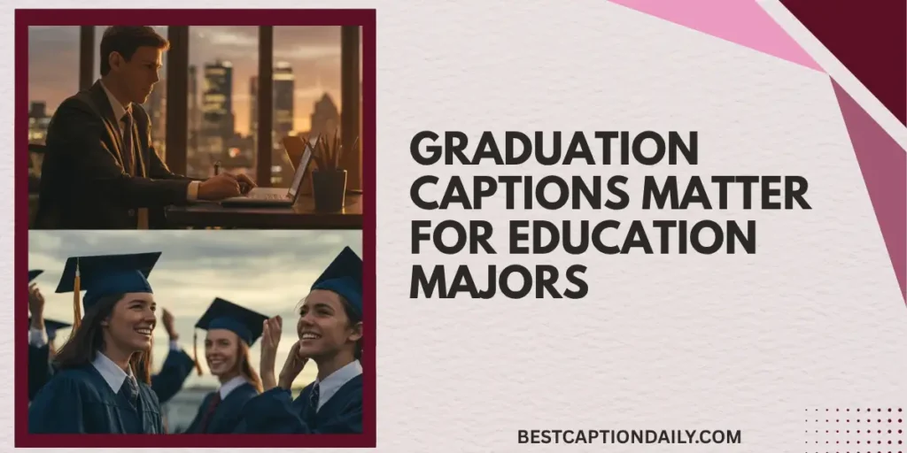 Graduation Captions Matter for Education Majors