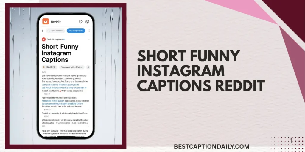 Short Funny Instagram Captions Reddit