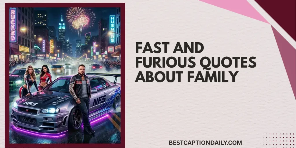 Fast And Furious Quotes About Family 