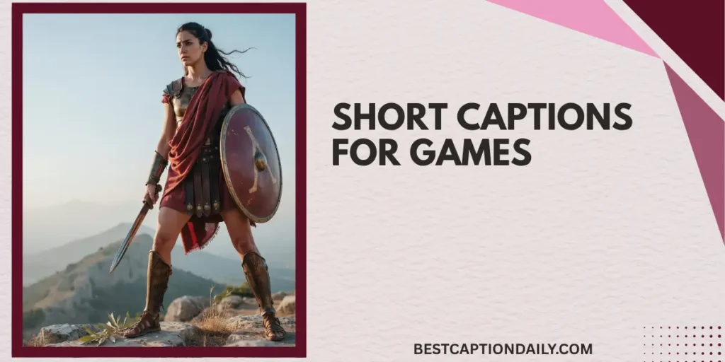 Short Captions For Games